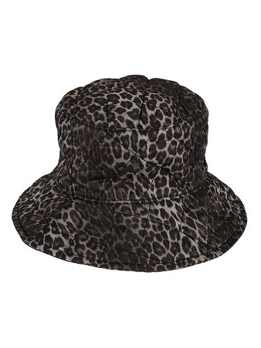 Leopard-printed Quilted Bucket Hat - Maison Michel - Modalova