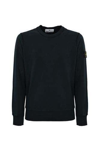 Felpa In Cotone 63051 Navy - Stone Island - Modalova