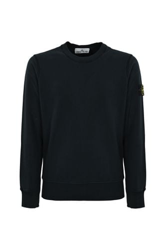 Felpa In Cotone 63051 Navy - Stone Island - Modalova