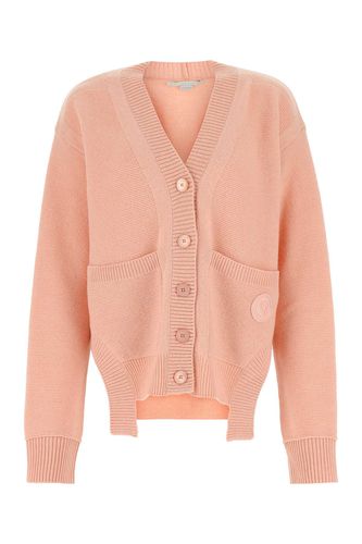 Pink Cashmere Blend Oversize Cardigan - Stella McCartney - Modalova