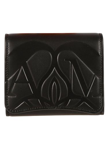 The Seal Embossed Tri-fold Wallet - Alexander McQueen - Modalova