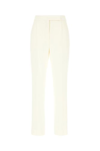 Pastel Yellow Wool Blend Pants - Max Mara - Modalova