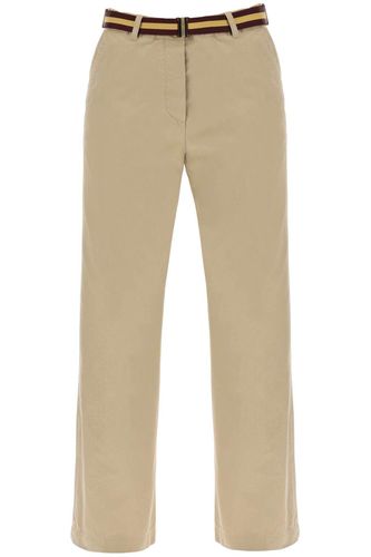 Belted Straight Leg Pants - Dries Van Noten - Modalova