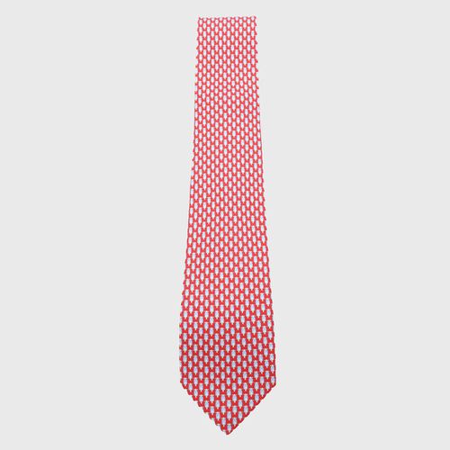 Ferragamo Red Silk Tie - Ferragamo - Modalova