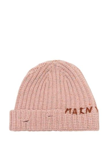 Marni Hat With Logo - Marni - Modalova