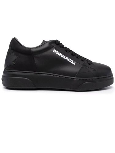 Dsquared2 Black Leather Sneakers - Dsquared2 - Modalova