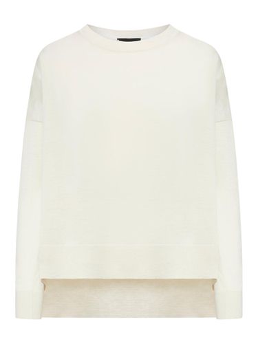 Crewneck Knit Sweater - Roberto Collina - Modalova