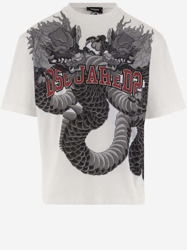 Dsquared2 Cotton T-shirt With Logo - Dsquared2 - Modalova