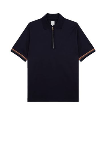 Dark Navy Short-sleeved Polo Shirt - Paul Smith - Modalova