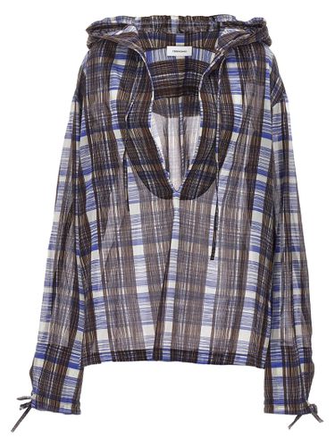 Ferragamo Check Blouse - Ferragamo - Modalova