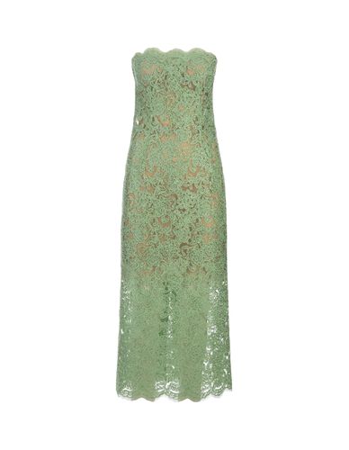 Lace Longuette Dress With Micro Crystals - Ermanno Scervino - Modalova