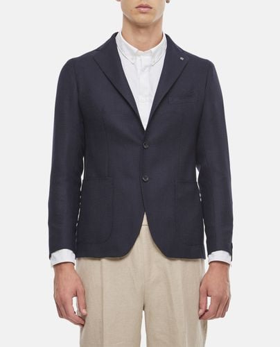 Notched-lapels Single-breasted Blazer - Tagliatore 0205 - Modalova