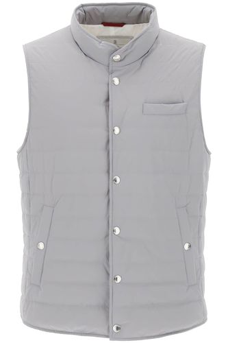 Lightweight Sleeveless Down Jacket - Brunello Cucinelli - Modalova