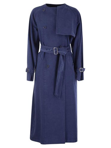 Belted Double-breasted Trench Coat - Max Mara - Modalova