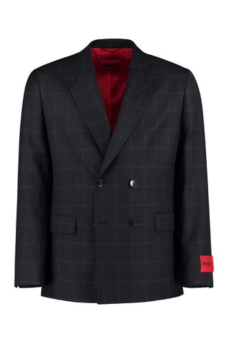 Double-breasted Wool Jacket - Hugo Boss - Modalova