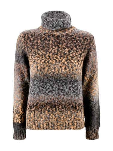 Patterned Jumper With High Neck - Kangra - Modalova