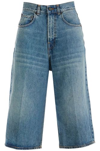 Knee-length Denim Shorts For Men - Haikure - Modalova