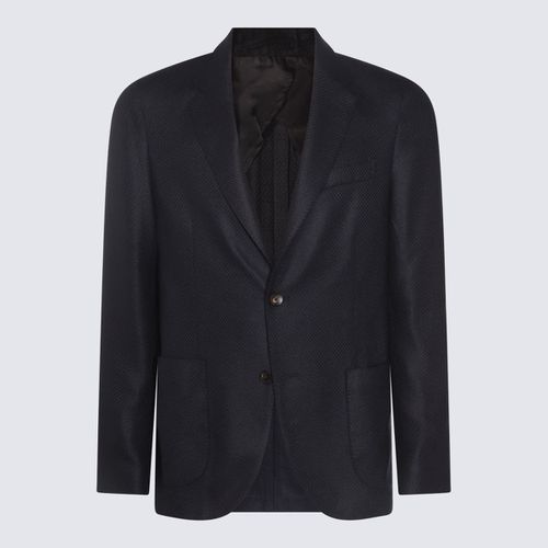 Lardini Blue Wool Blazer - Lardini - Modalova