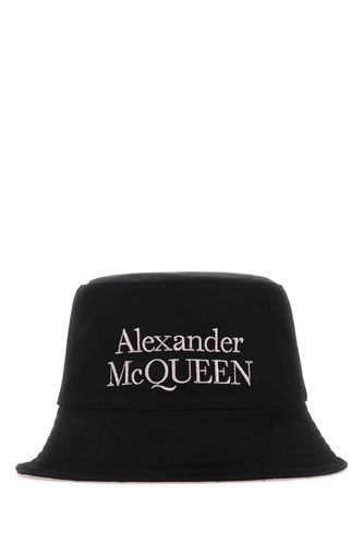 Black Nylon Reversible Hat - Alexander McQueen - Modalova