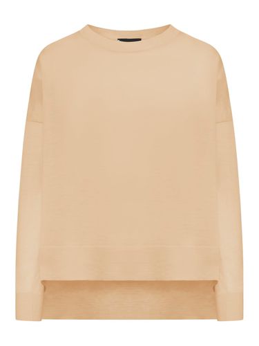 Crewneck Knit Sweater - Roberto Collina - Modalova