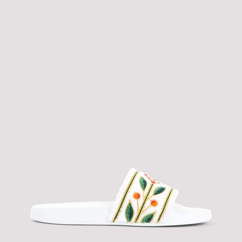 Embroidered Terry Sandals - Casablanca - Modalova