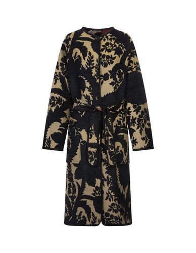 Multicoloured Jacquard Chenille Reversible Coat - Etro - Modalova