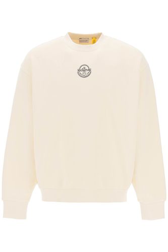 Crew-neck Sweatshirt With Logo Print - Moncler Genius - Modalova