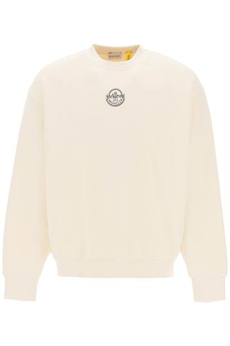 Crew-neck Sweatshirt With Logo Print - Moncler Genius - Modalova