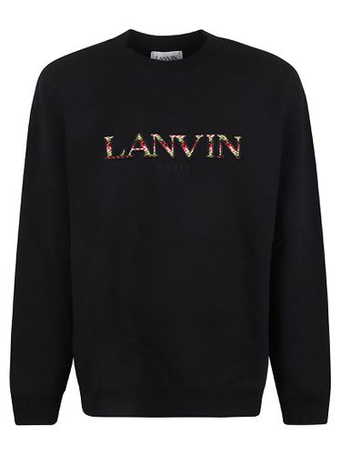 Lanvin Logo Embroidered Sweatshirt - Lanvin - Modalova