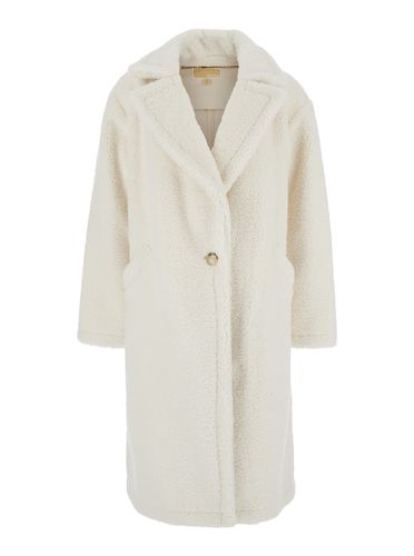 Oversized Teddy Shearling Coat - Michael Kors Collection - Modalova