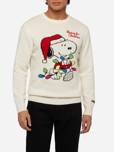 Sweater Heron With Snoopy Jacquard And Embroidery Snoopy Peanuts Special Edition - MC2 Saint Barth - Modalova