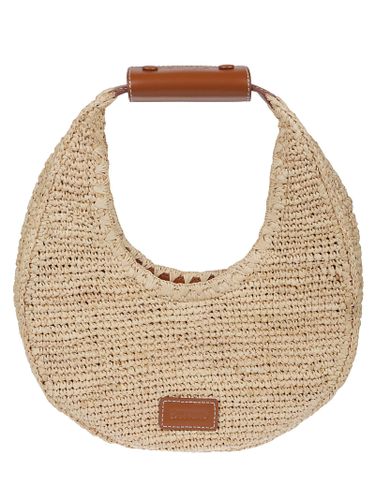 STAUD Moon Raffia Tote Bag - STAUD - Modalova