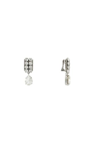 Dangling Clip-on Earrings - Alessandra Rich - Modalova