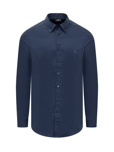 Etro Cotton Shirt With Logo - Etro - Modalova