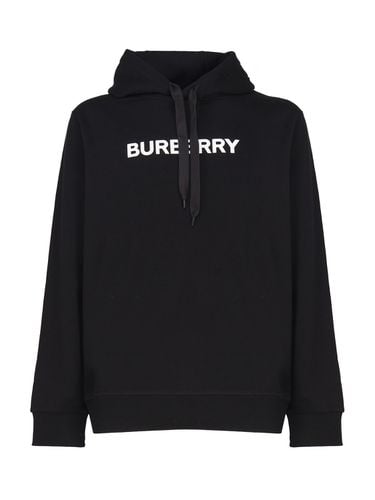 Cotton Hooded Sweatshirt With Logo - Burberry - Modalova