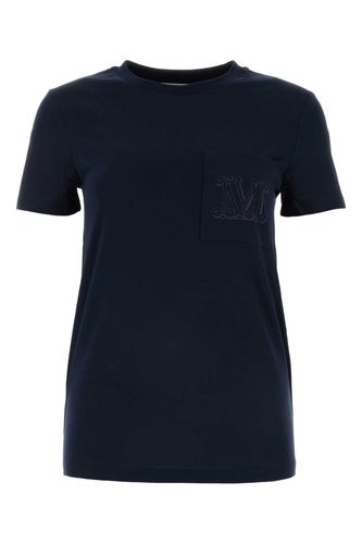 Midnight Blue Cotton Papaia T-shirt - Max Mara - Modalova