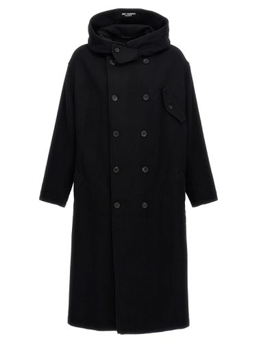 M-w Front Hooded Coat - Yohji Yamamoto - Modalova