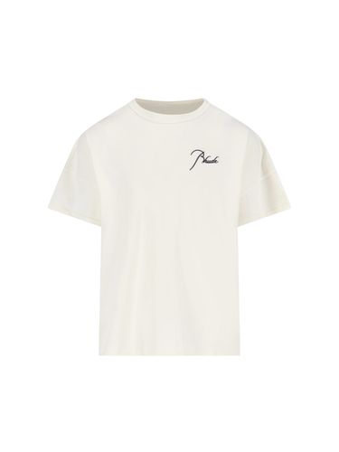 Rhude Logo T-shirt - Rhude - Modalova