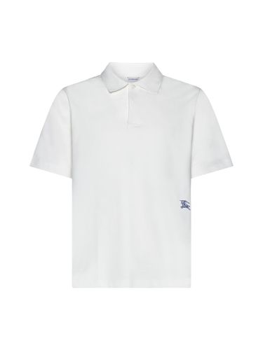 Burberry Cotton Polo Shirt - Burberry - Modalova