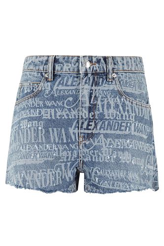 Bite Short - Shredded Newsprint Logo - Alexander Wang - Modalova