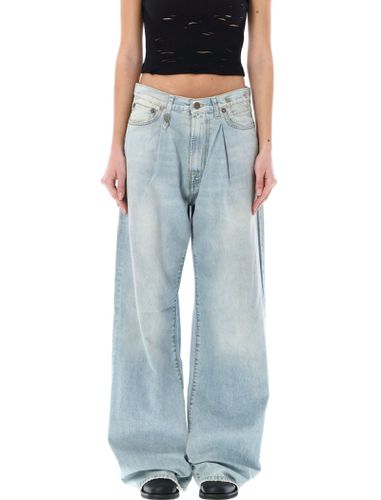 R13 Damon Pleated Wide Leg Jean - R13 - Modalova