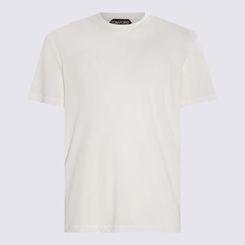 Tom Ford White Cotton Blend T-shirt - Tom Ford - Modalova