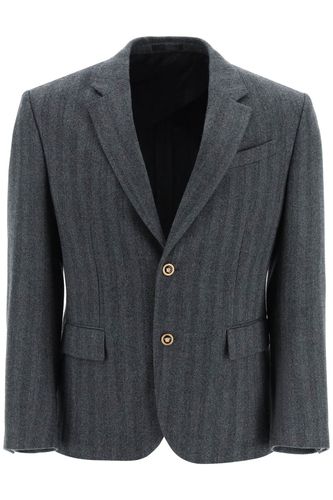 Versace Medusa Cashmere Blazer - Versace - Modalova