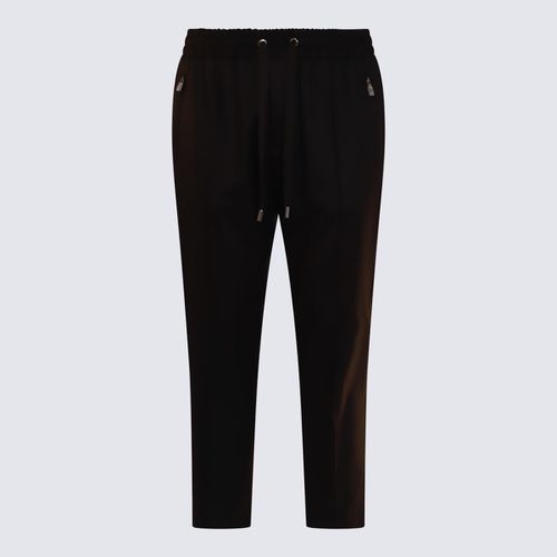 Dolce & Gabbana Black Wool Pants - Dolce & Gabbana - Modalova