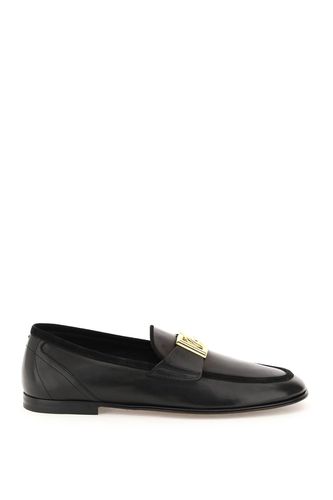 Leather Ariosto Slippers Loafers - Dolce & Gabbana - Modalova