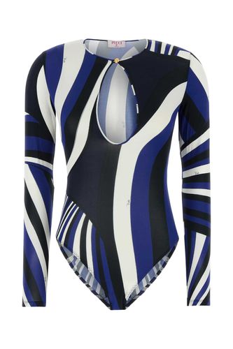 Printed Stretch Viscose Bodysuit - Pucci - Modalova