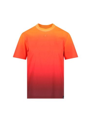 Courrèges gradient Sunset T-shirt - Courrèges - Modalova