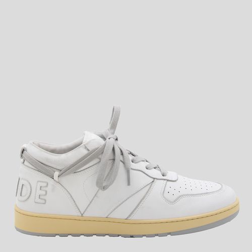 Rhude White Leather Sneakers - Rhude - Modalova