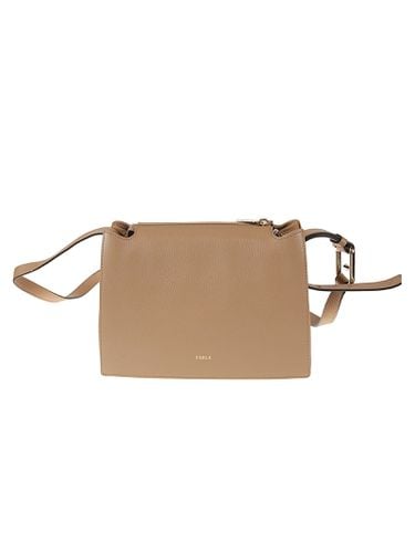 Furla Top Zip Logo Shoulder Bag - Furla - Modalova