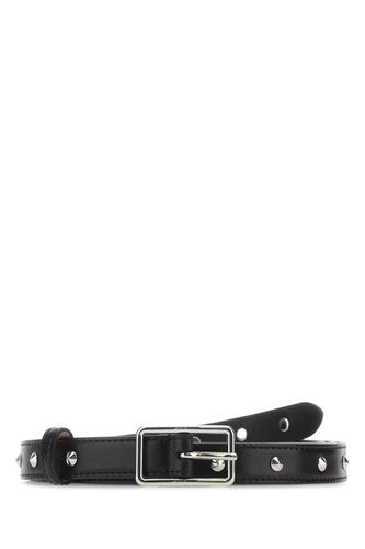 Black Leather Belt - Alexander McQueen - Modalova